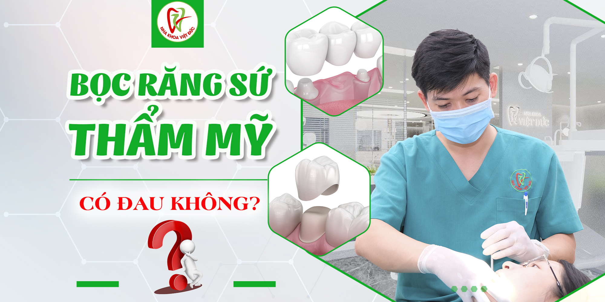 BỌC RĂNG SỨ THẨM MỸ CÓ ĐAU KHÔNG?