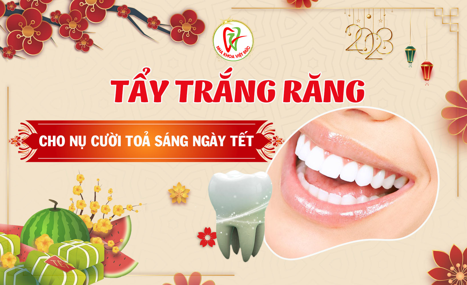 TẨY TRẮNG RĂNG CHO NỤ CƯỜI TỎA SÁNG NGÀY TẾT